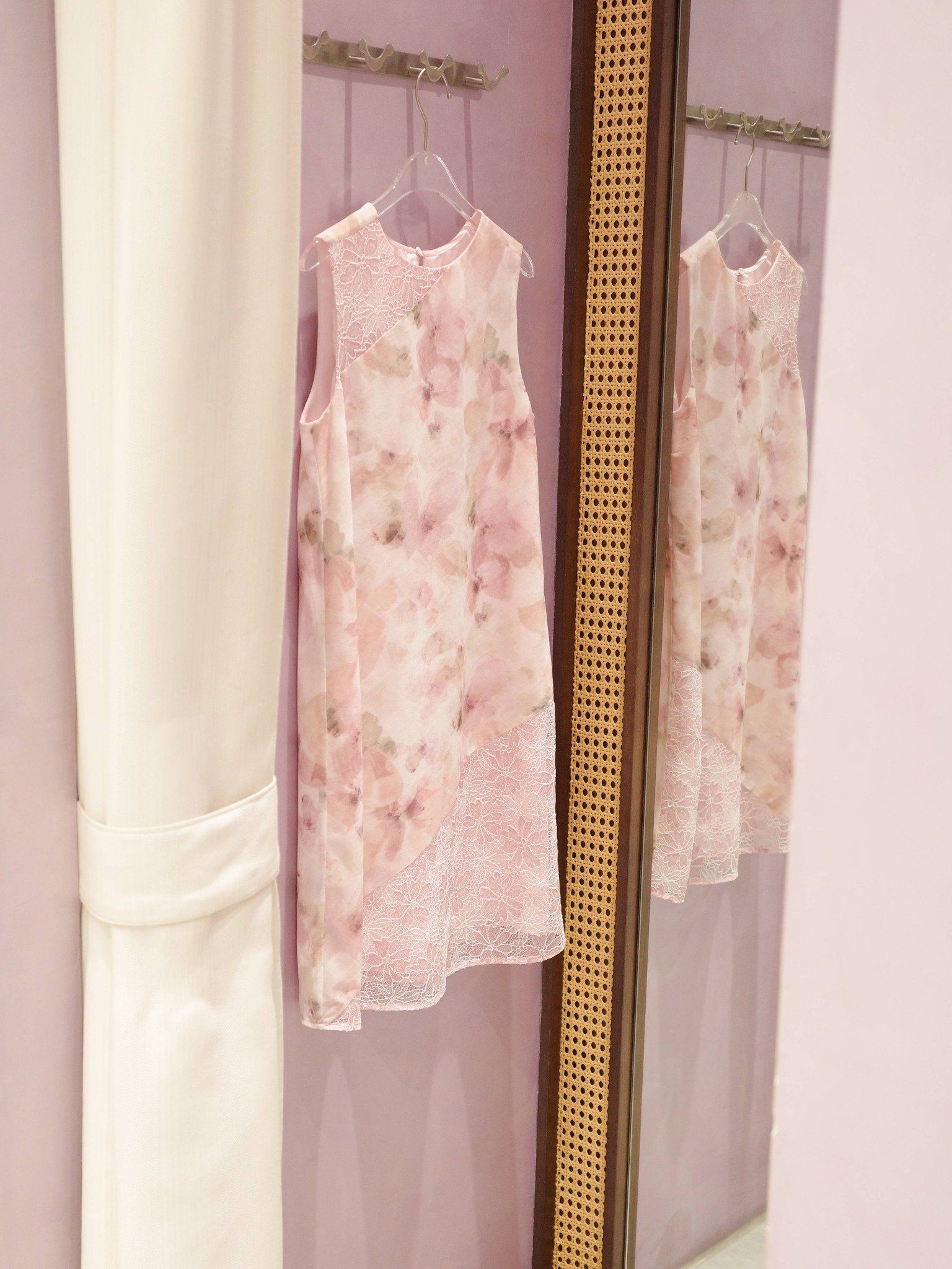  Đầm nhung phối ren | Mauve Mellow dress 