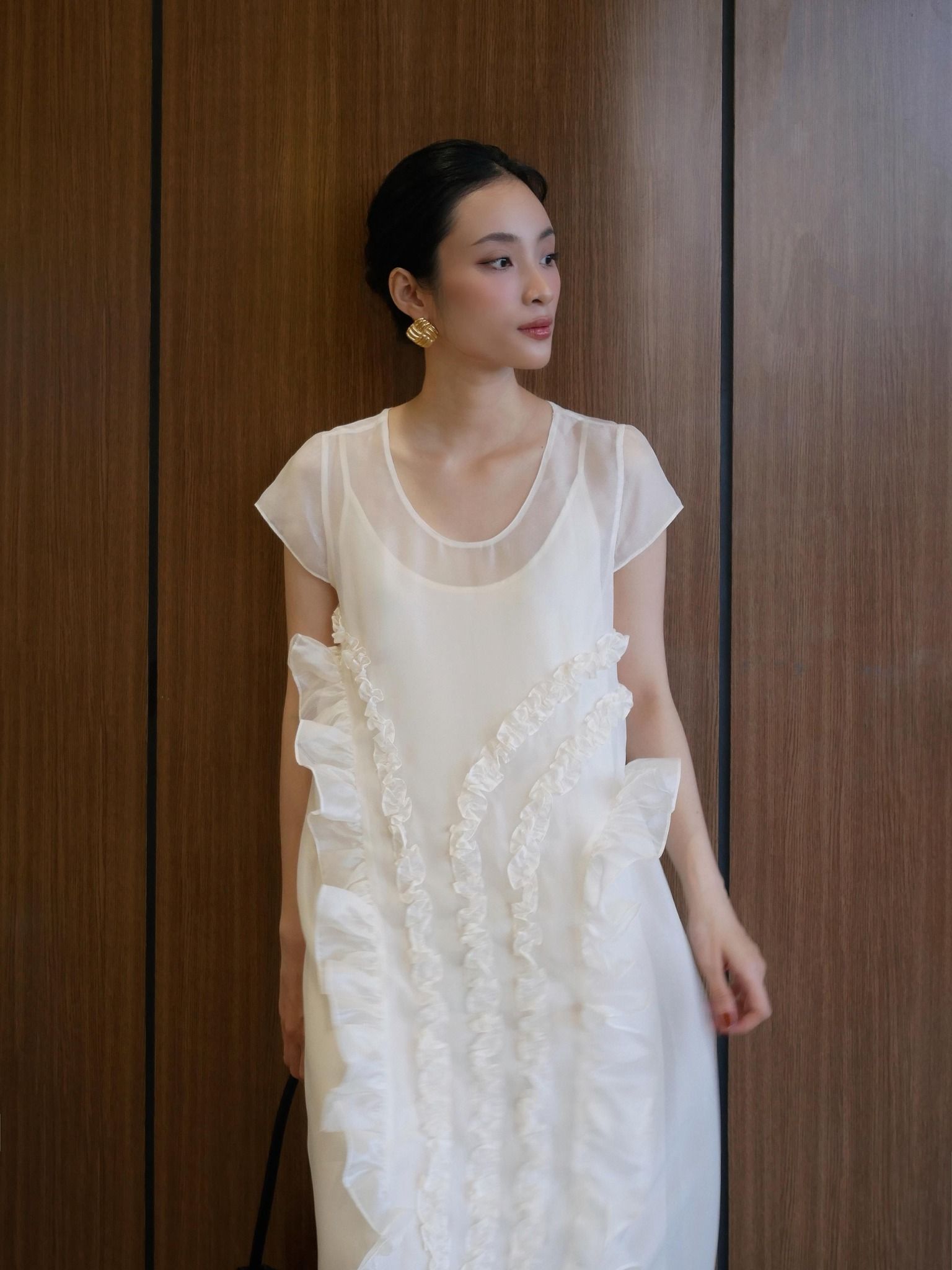  Đầm maxi tơ bèo | Mauve Muse dress 