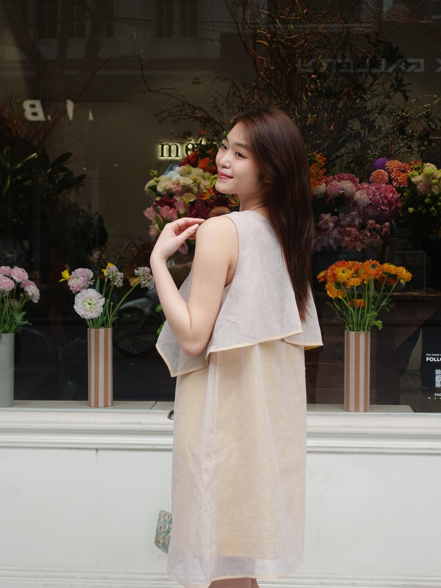  Đầm ngắn 2 tầng | Mauve Layer dress 