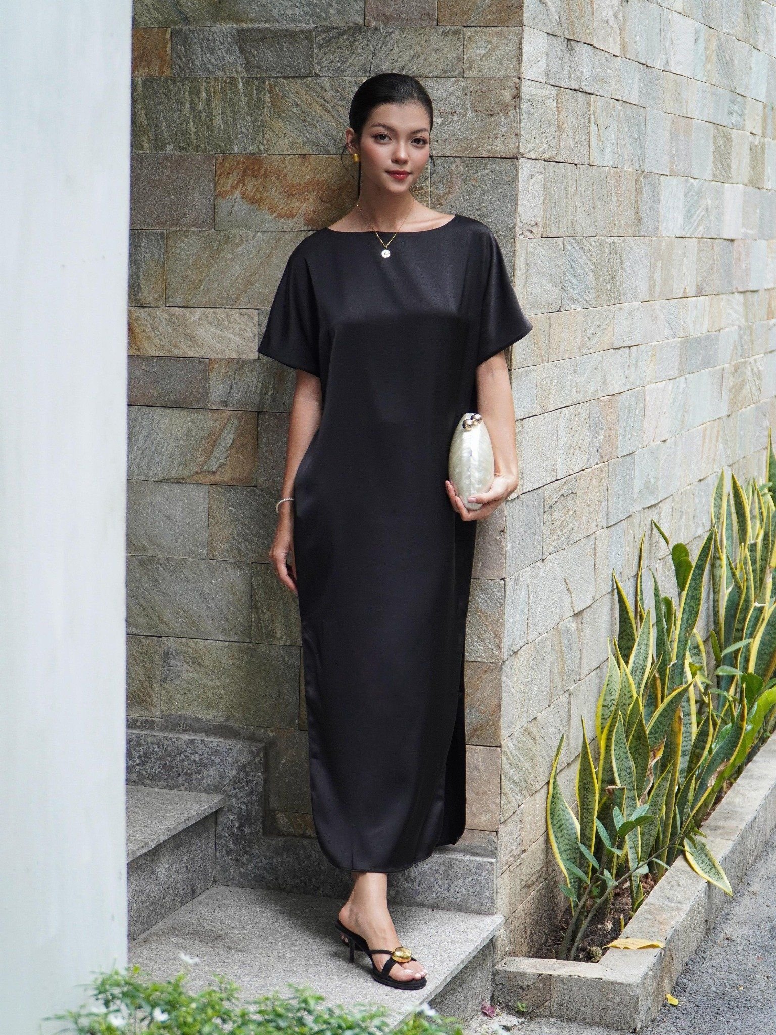  Mauve Signature dress - phiên bản trơn màu nâng cấp 