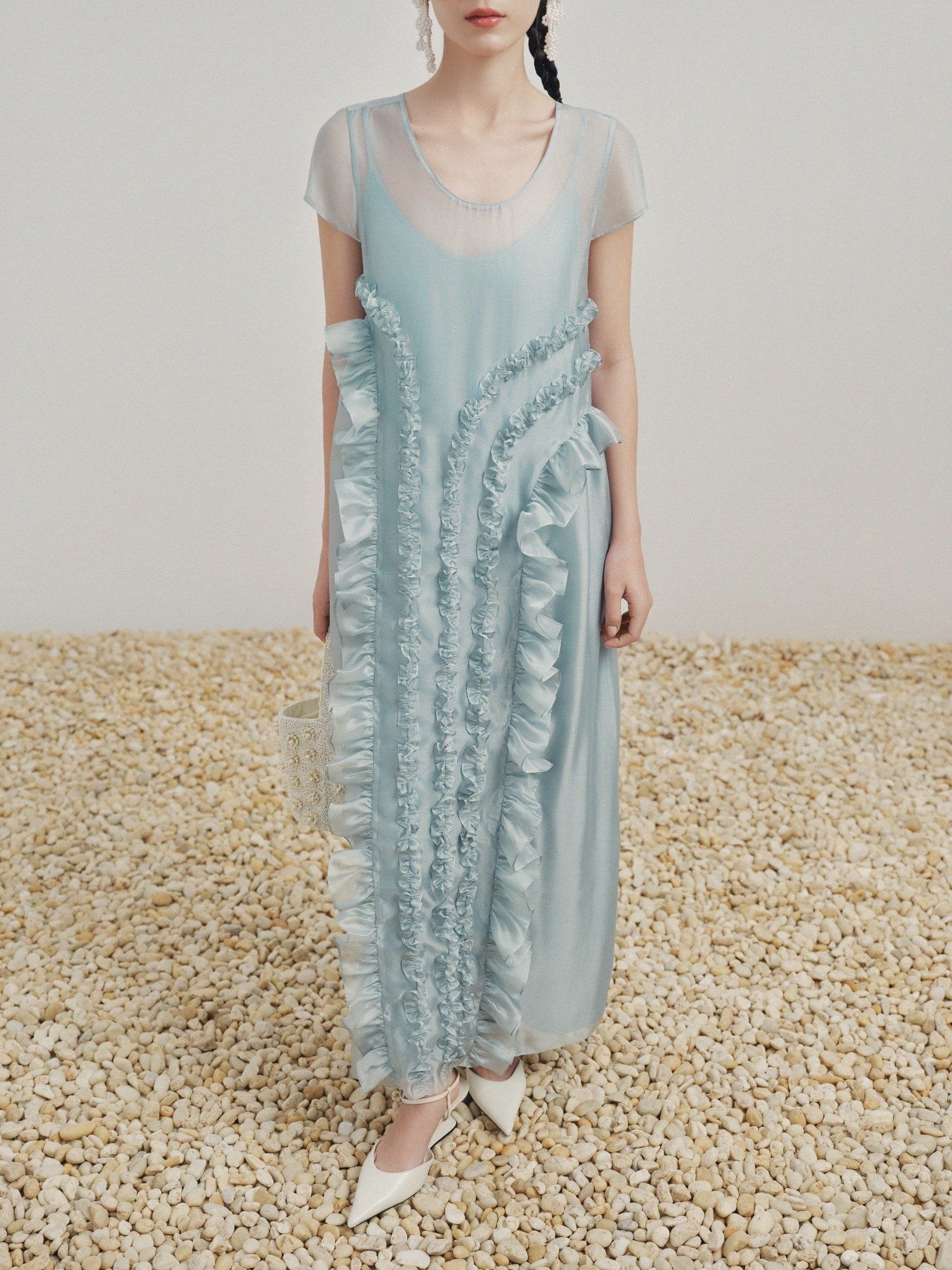  Đầm maxi tơ bèo | Mauve Muse dress 