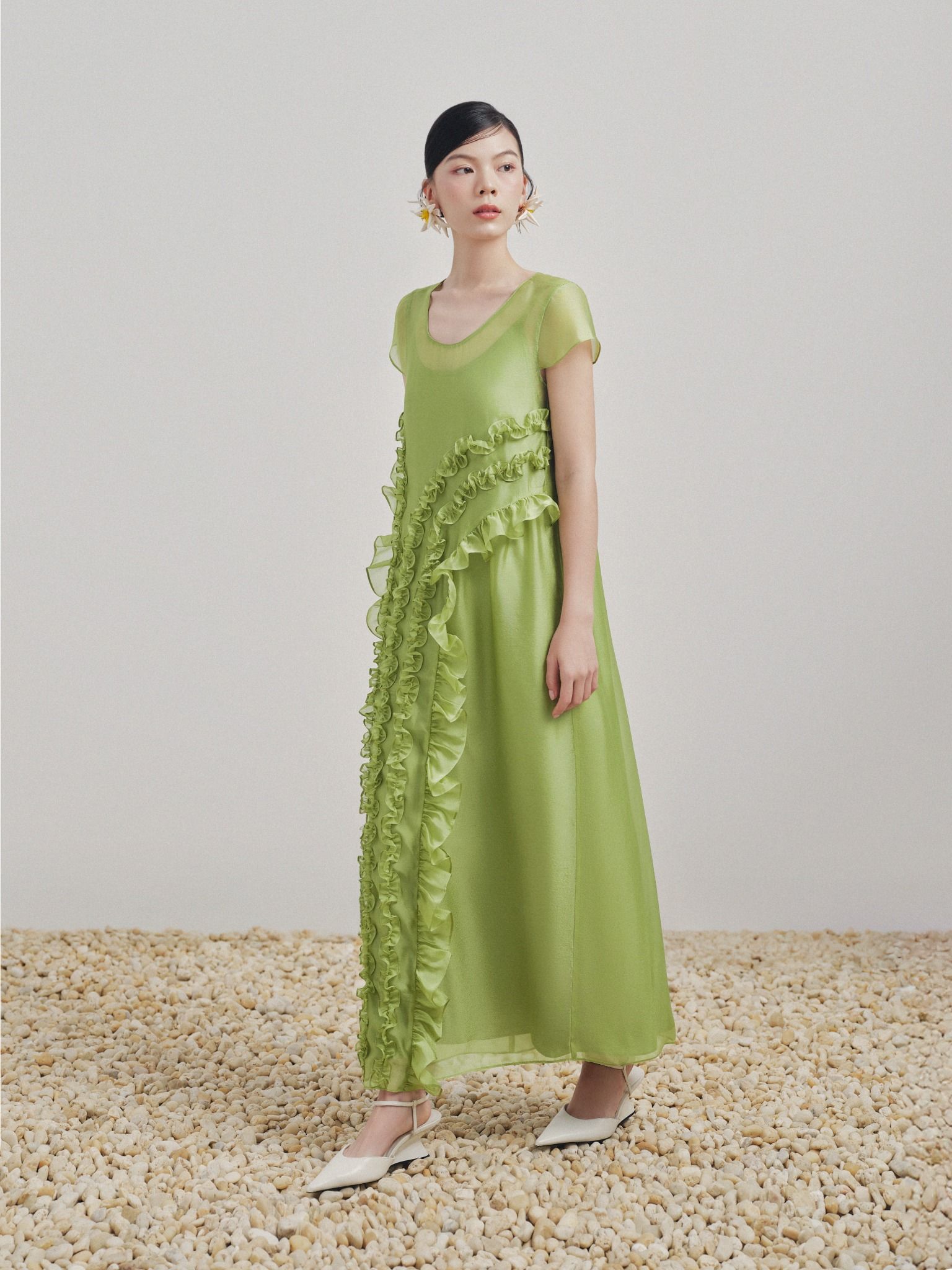  Đầm maxi tơ bèo | Mauve Muse dress 
