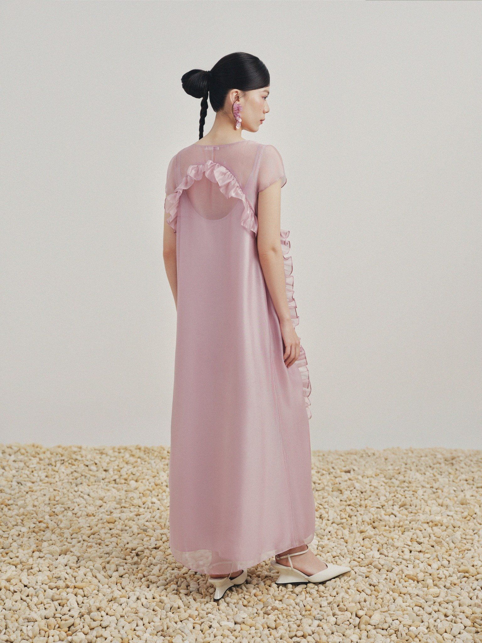  Đầm maxi tơ bèo | Mauve Muse dress 