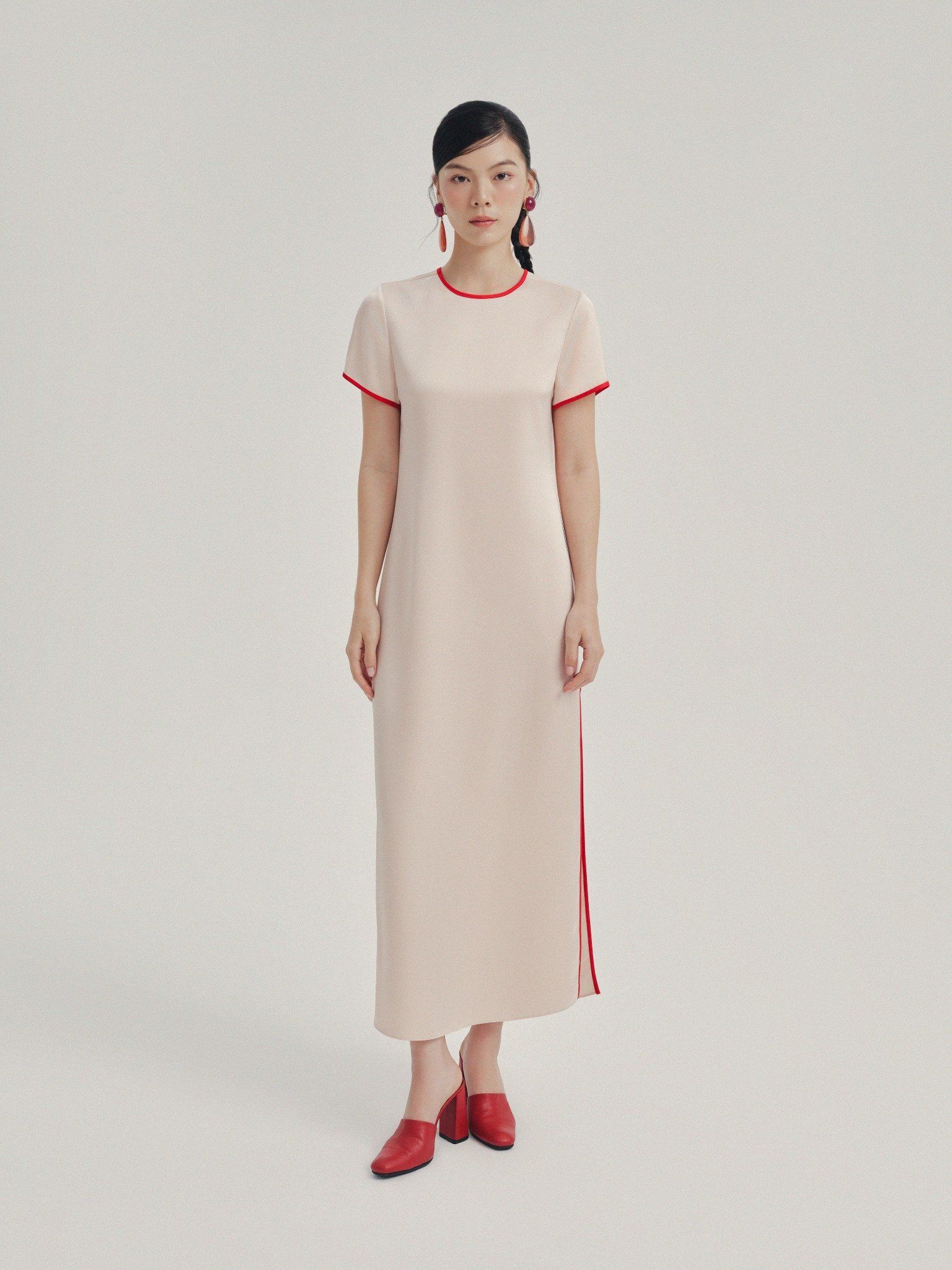  Đầm sườn xám cách điệu | Mauve Shanghai dress 