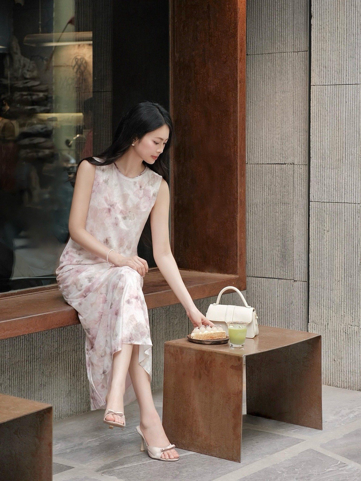  Đầm nhung đuôi cá | Mauve Lady dress 