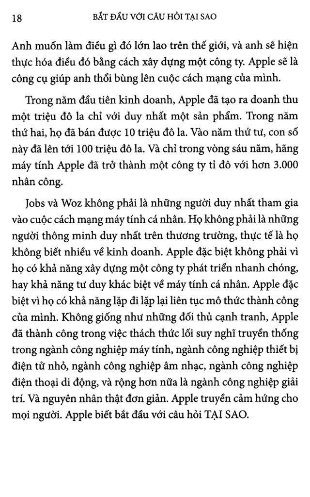 Bắt Đầu Với Câu Hỏi Tại Sao?