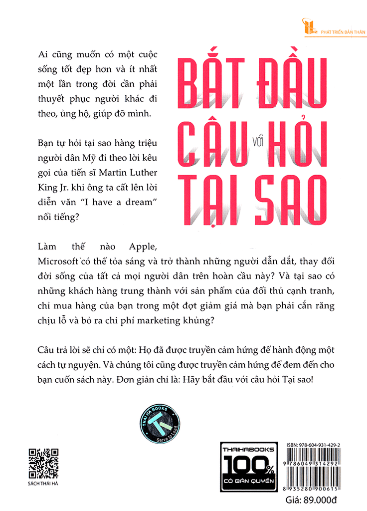 Bắt Đầu Với Câu Hỏi Tại Sao?