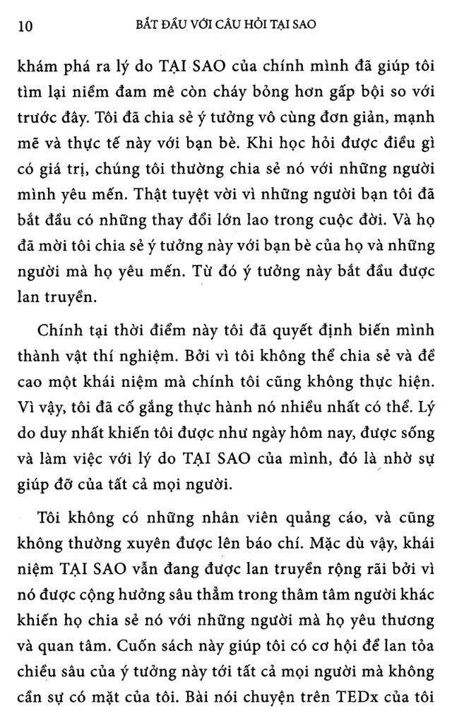 Bắt Đầu Với Câu Hỏi Tại Sao?