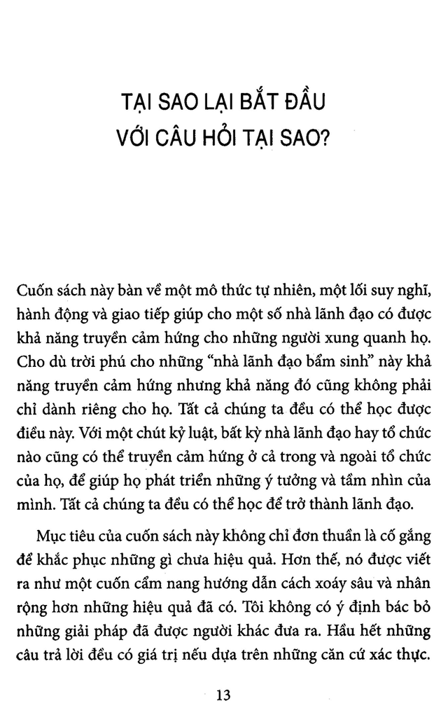 Bắt Đầu Với Câu Hỏi Tại Sao?