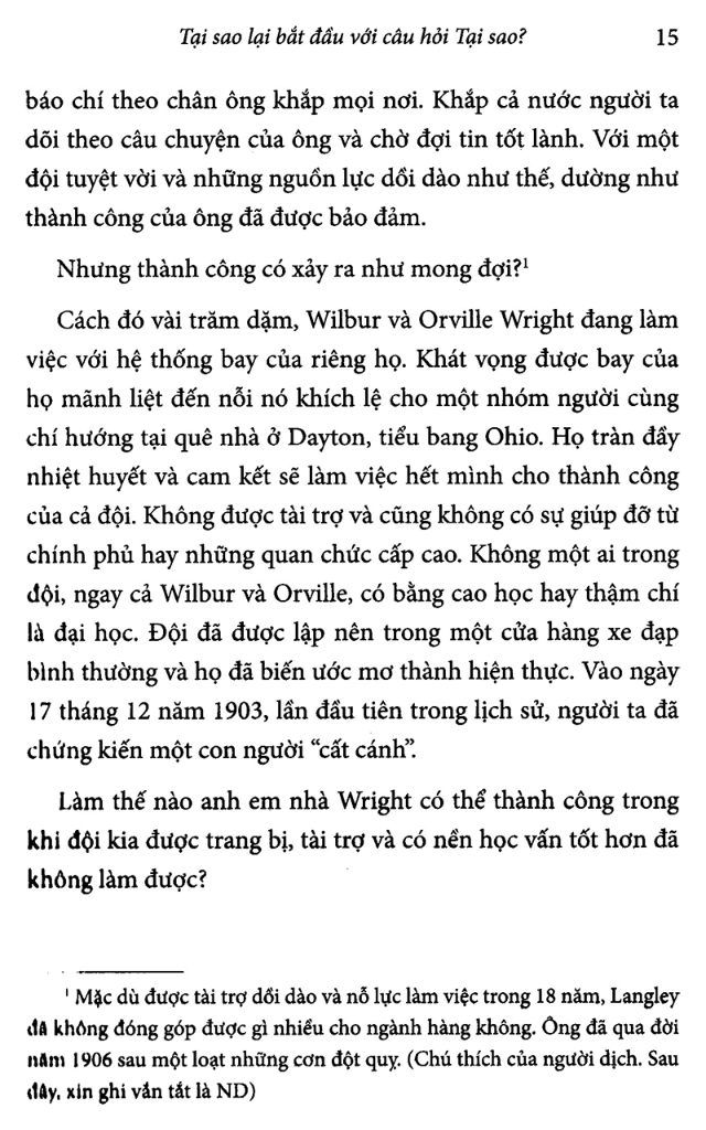 Bắt Đầu Với Câu Hỏi Tại Sao?