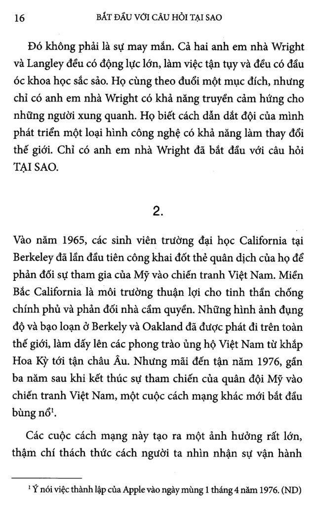 Bắt Đầu Với Câu Hỏi Tại Sao?