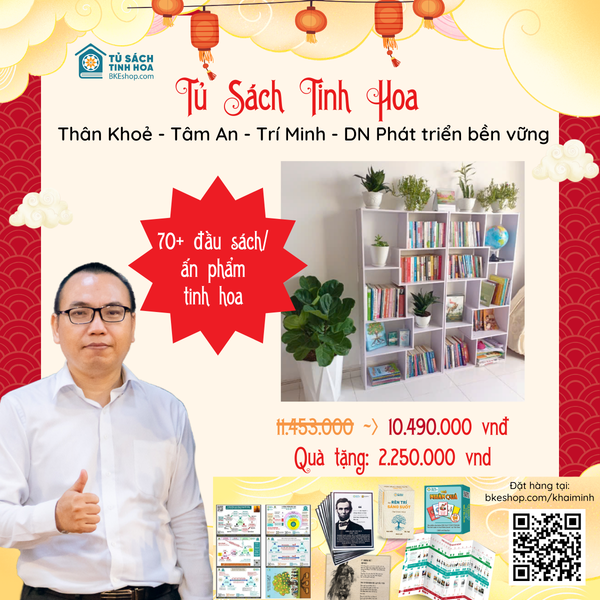 Trọn Bộ Sách + Ấn Phẩm Thầy Quân Khuyên Dùng Để Có Thân Khoẻ - Tâm An - Trí Minh - DN Phát triển bền vững