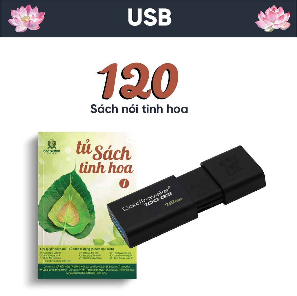 USB 120 Cuốn Sách Nói