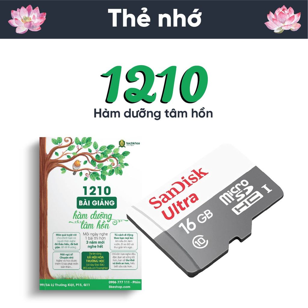 Thẻ Nhớ Pháp Thoại 1210 Bài Hàm Dưỡng Tâm Hồn