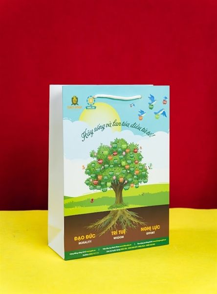 Túi Quà Tết 3 Gốc- Size nhỏ 18cm*21cm*10cm