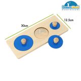  Giáo Cụ Montessori - Ghép các mẫu hình học cơ bản - Multiple Shape Puzzles 
