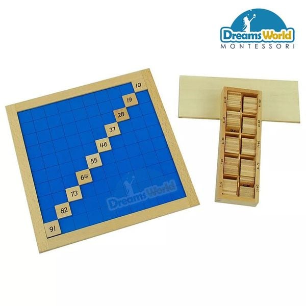  Giáo Cụ Montessori - Bảng 100  - Hundred Board 