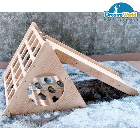  Cầu trượt vận động Montessori - Pikaler tam giác 