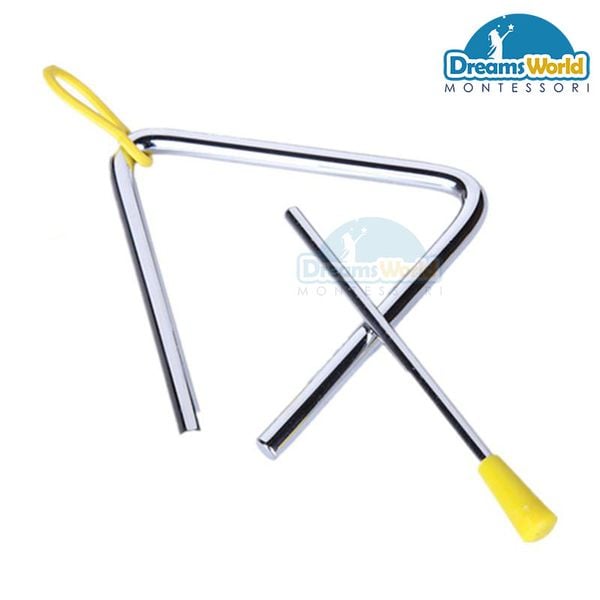  Giáo cụ Montessori -  Kẻng tam giác - TRIANGLE 