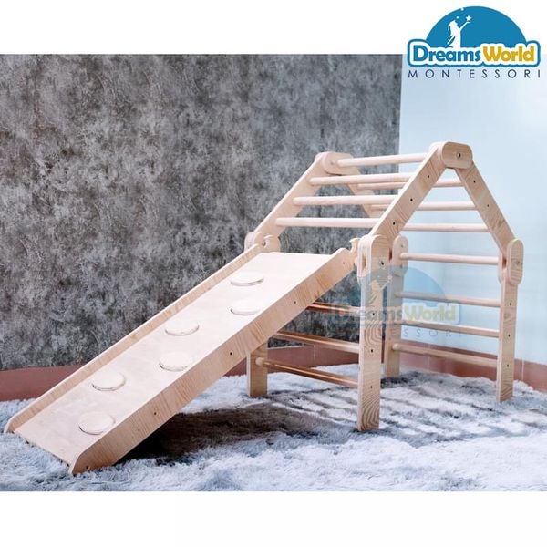  Cầu trượt vận động Montessori - Pikaler xếp hình 