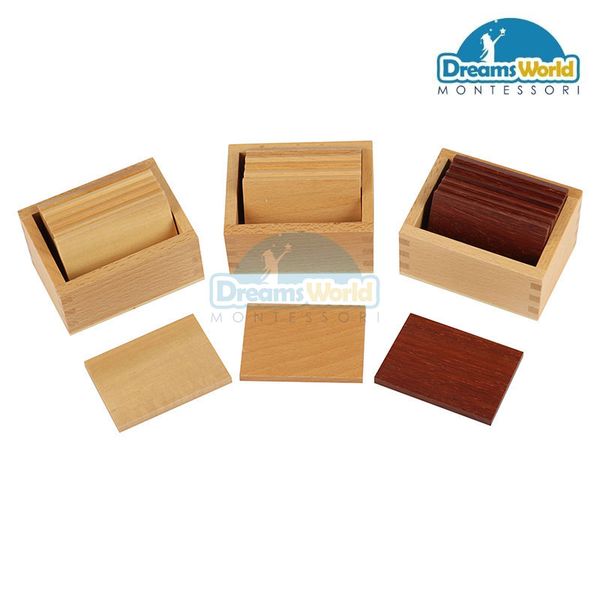  Giáo Cụ Montessori -  Hộp phân biệt trọng lượng - Baric Tablets with Box 