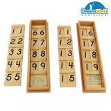  Giáo Cụ Montessori - Bảng hàng chục  - Teens & Tens boards 