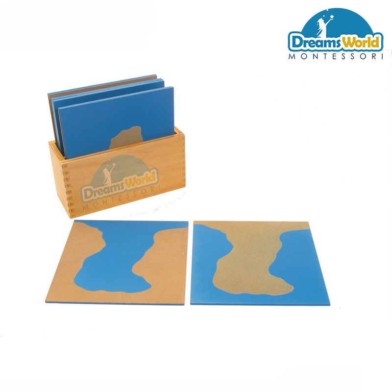  Giáo Cụ Montessori - Thẻ các mẫu đất - Land Form Cards 