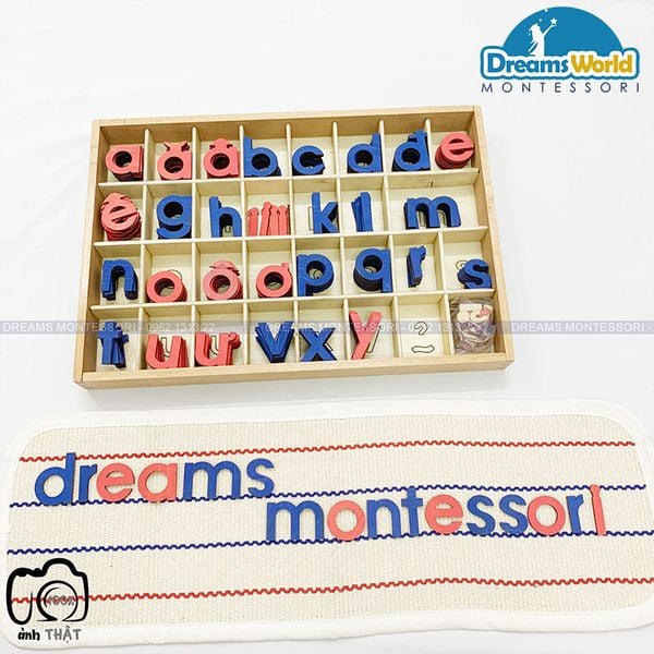  Giáo cụ Montessori - Chữ cái di động Tiếng Việt 