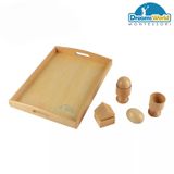  Giáo Cụ Montessori - Bộ lắp vật thể 3D - 3D Object Fitting Exercise 