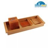  Giáo Cụ Montessori - Giới thiệu về số lượng thập phân với khay - Introduction to Decimal Quantity with Trays 