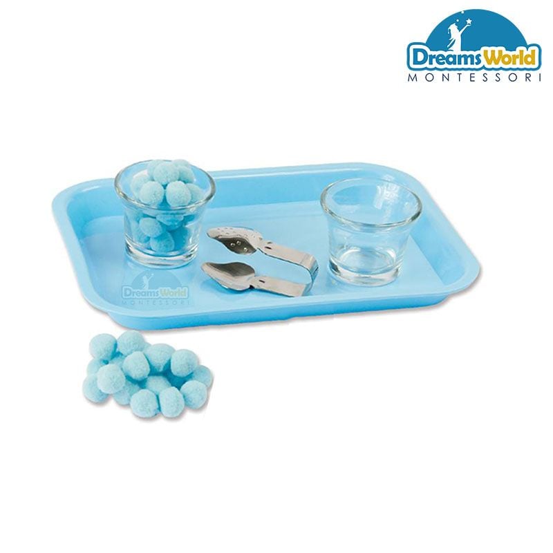  Giáo cụ Montessori - Bộ gắp đồ - Montessori tongs set 