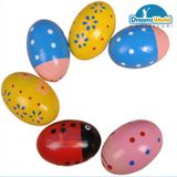  Giáo cụ Montessori - Trứng Gỗ Lắc Tay - EGG SHACKER 