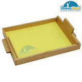  Giáo cụ Montessori - Khay cát - Sandpaper Letter Tracing Tray 