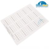  Giáo Cụ Montessori - Bảng tem số - Stamp Game Paper, 15 Problems 