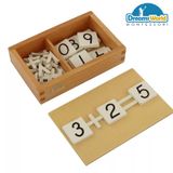  Giáo Cụ Montessori - Bộ dấu toán học  - Arithmetic Signs Box 