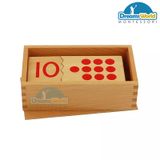 Giáo Cụ Montessori - Ghép số từ 1 đến 10   - Number Puzzle 1-10 
