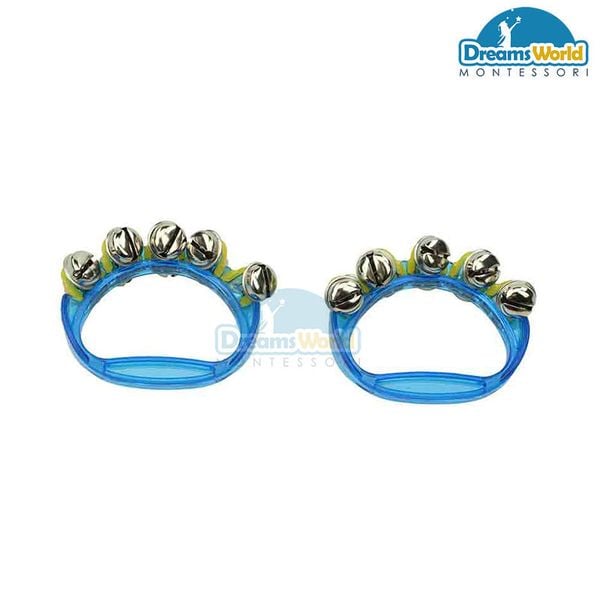  Giáo Cụ Montessori -  Lục lạc cầm tay bằng nhựa - Bell nhựa 