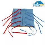  Giáo cụ Montessori - Khung dạy kỹ năng thắt nút dây, thắt nơ  -  Ribbon Tying Dressing Frame 