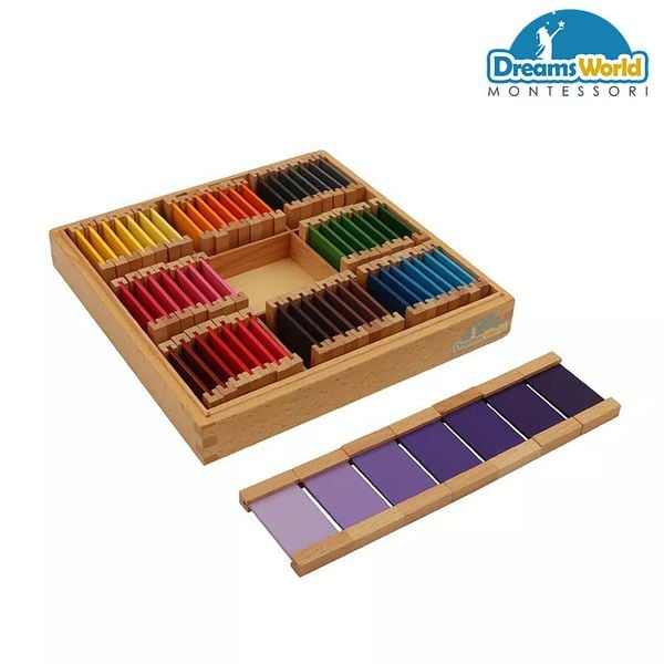  Combo 3 hộp màu số 1,2,3 Montessori - Combo 3 color boxes number 1,2,3 Montessori 