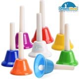  Giáo cụ Montessori - Chuông lắc tay 8 nốt Montessori - 8 Note Desk Bell Songs for Handbells 