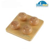  Giáo Cụ Montessori - Elip trên chốt nhỏ - Ellipsoids On Small Pegs 