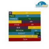  Giáo Cụ Montessori - Thanh màu số học - Montessori color decimal bar 