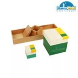  Giáo Cụ Montessori - Nhân 3 khối lập phương  - Power of 3 cube 
