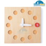 Giáo cụ Montessori - Đồng hồ - moveable clock 