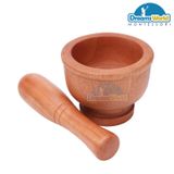  Giáo cụ Montessori - Bộ chày cối gỗ - Montessori Wooden pestle and mortar set 