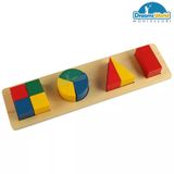  Giáo Cụ Montessori - Bảng đa giác - Multiple blocks wooden toys material montessori educational 