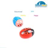  Giáo cụ Montessori - Trứng Gỗ Lắc Tay - EGG SHACKER 
