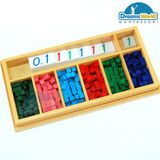  Giáo Cụ Montessori - Bộ phân số thập phân - Decimal Fraction Material set 
