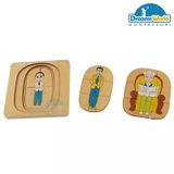  Giáo cụ Montessori - Vòng đời của con trai - Development of Man 