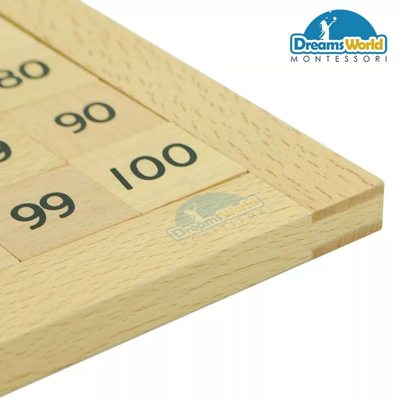  Giáo Cụ Montessori - Bảng 100  - Hundred Board 
